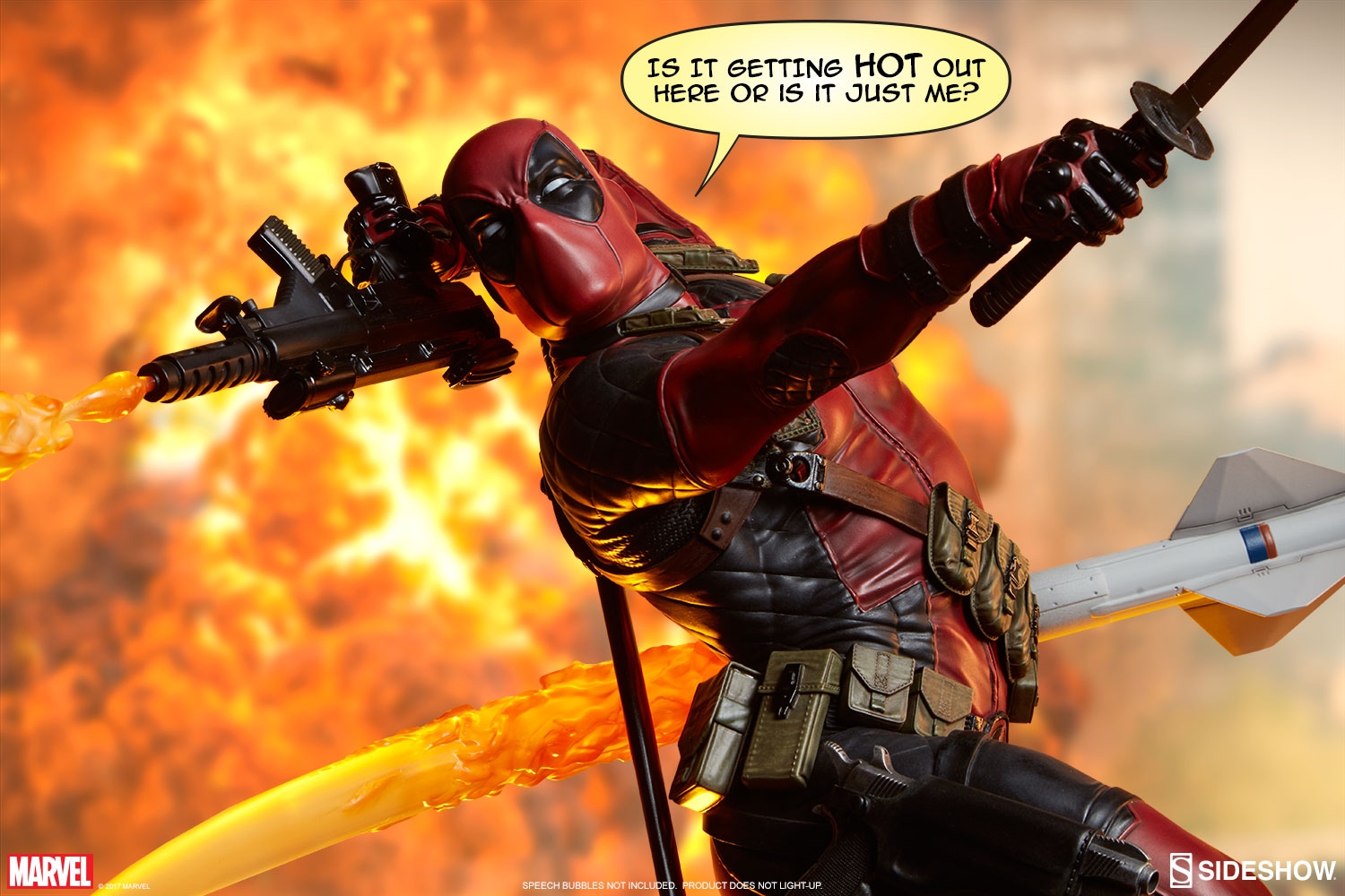 DEADPOOL HEAT SEEKER: New premium format 2017 Marvel-deadpool-heat-seeker-premium-format-figure-sideshow-300511-02