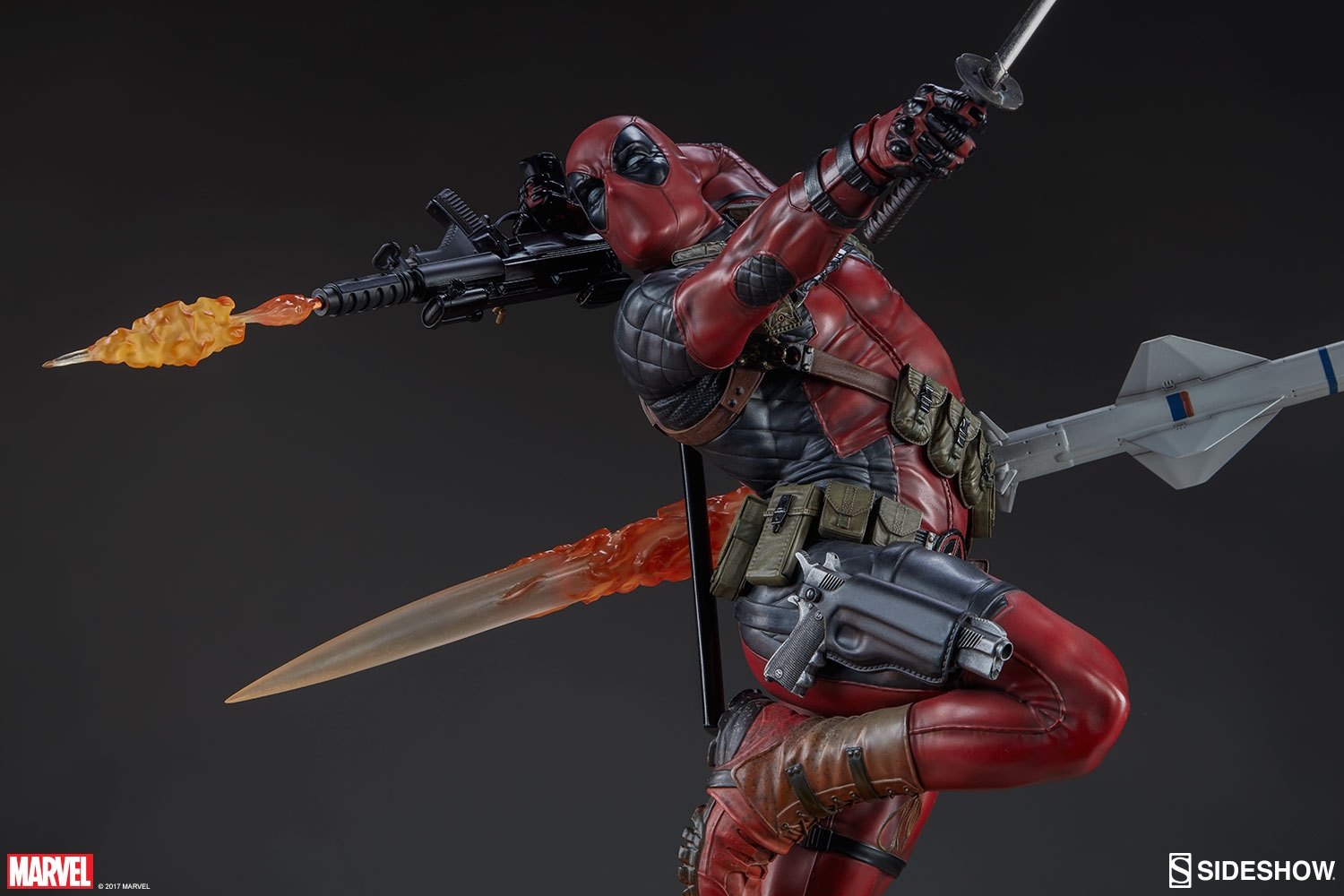 DEADPOOL HEAT SEEKER: New premium format 2017 Marvel-deadpool-heat-seeker-premium-format-figure-sideshow-300511-17