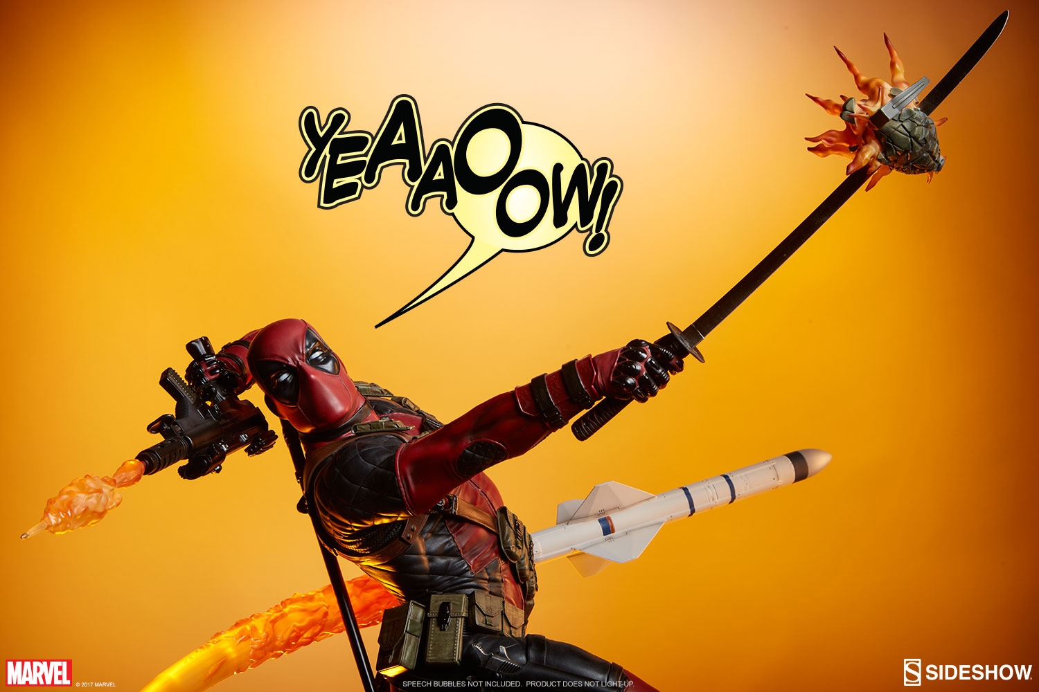 DEADPOOL HEAT SEEKER: New premium format 2017 Marvel-deadpool-heat-seeker-premium-format-figure-sideshow-300511-31