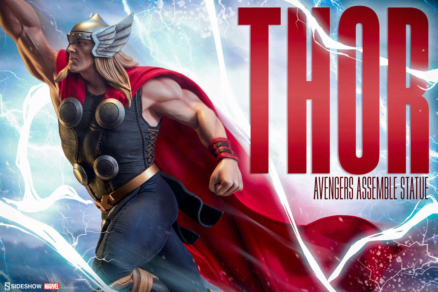 THOR – Avengers Assemble Statue  Thor-avengers-assemble-statue-sideshow-01