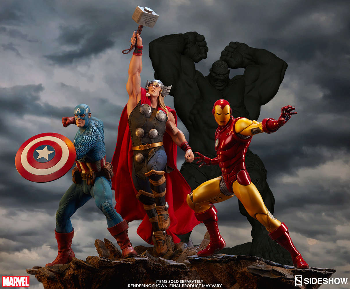 THOR – Avengers Assemble Statue  Thor-avengers-assemble-statue-sideshow-14