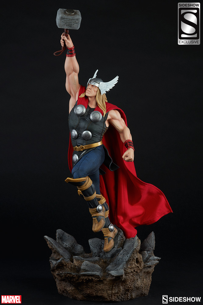 THOR – Avengers Assemble Statue  Thor-avengers-assemble-statue-sideshow-17