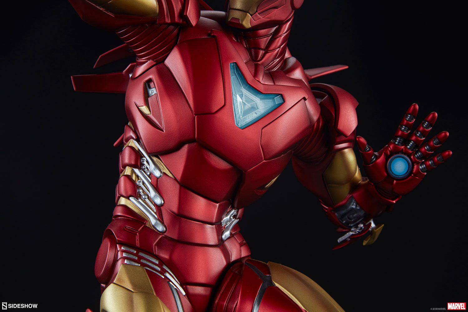 IRON MAN " EXTREMIS "Mark II Statue Marvel-iron-man-extremis-mark-2-statue-sideshow-200415-20