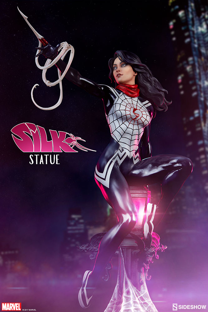 SILK " MARK BROOKS" Statue Marvel-silk-statue-sideshow-200502-01