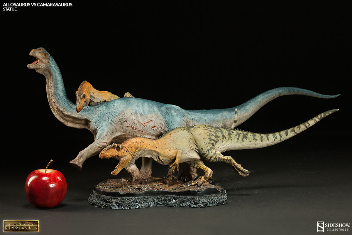 DINOSAURIA: ALLOSAURUS VS CAMARASAURUS statue 31033-allosaurus-vs-camarasaurus-005