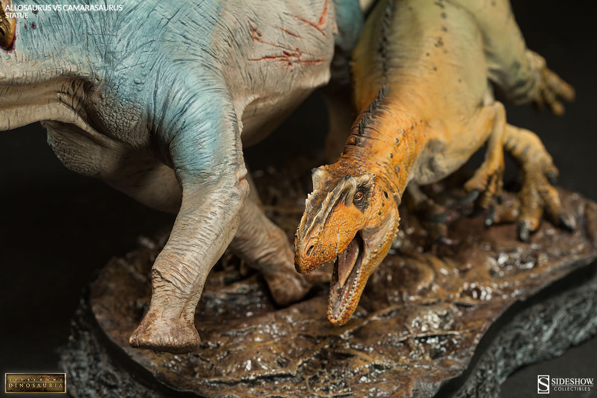 DINOSAURIA: ALLOSAURUS VS CAMARASAURUS statue 31033-allosaurus-vs-camarasaurus-011