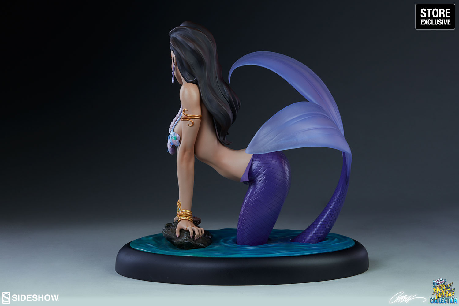 J. SCOTT CAMPBELL'S FAIRY TALES FANTASIES COLLECTION : THE LITTLE MERMAID STATUE STORE EXCLUSIVE Fairytale-fantasies-the-little-mermaid-statue-sideshow-2005042-07