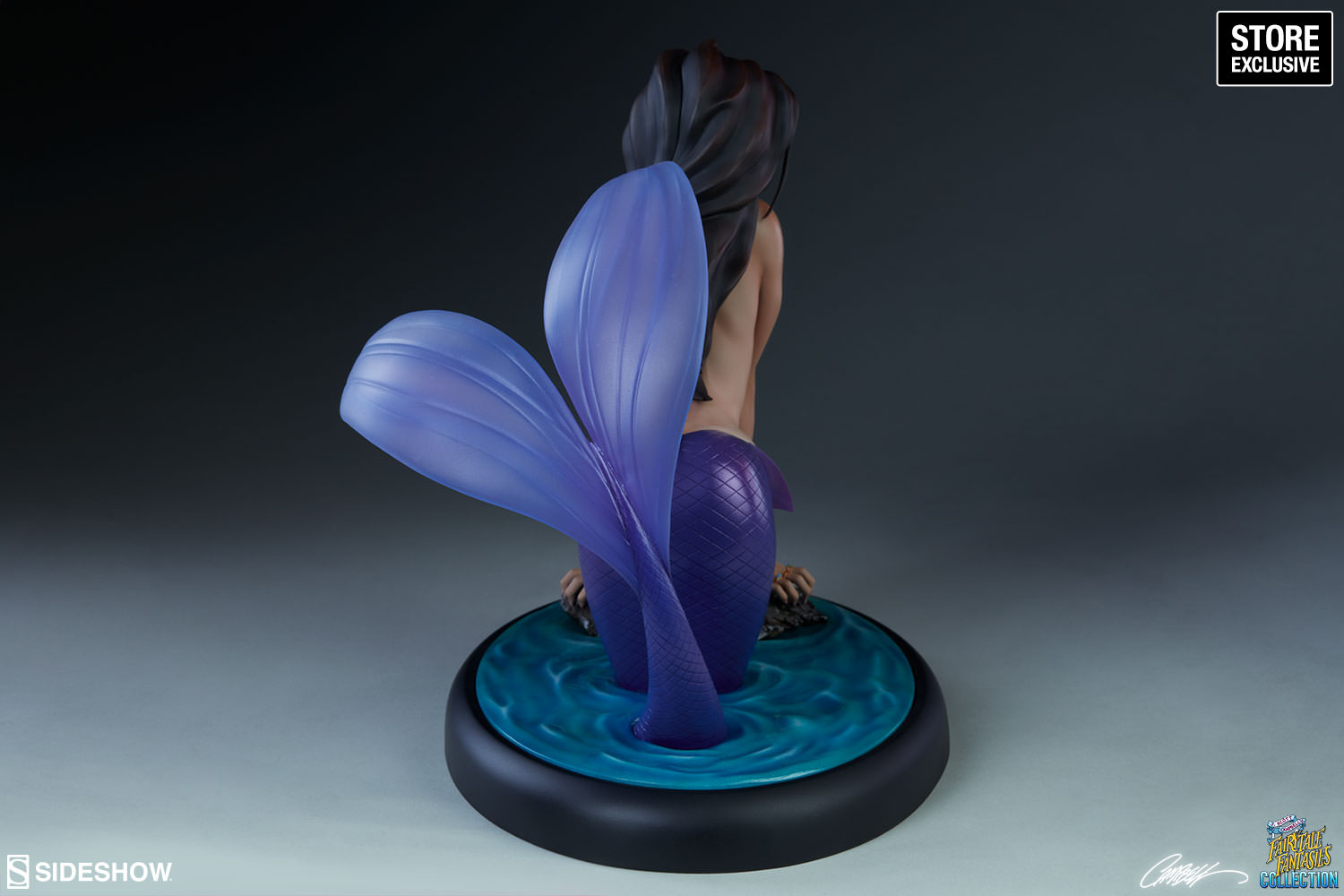 J. SCOTT CAMPBELL'S FAIRY TALES FANTASIES COLLECTION : THE LITTLE MERMAID STATUE STORE EXCLUSIVE Fairytale-fantasies-the-little-mermaid-statue-sideshow-2005042-09