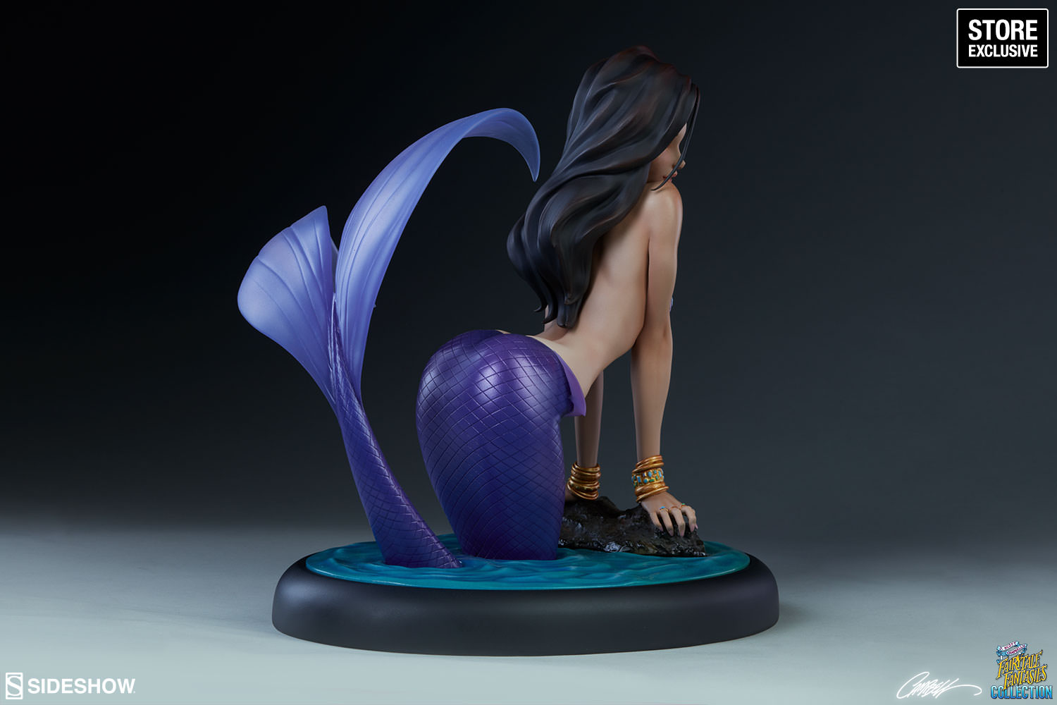 J. SCOTT CAMPBELL'S FAIRY TALES FANTASIES COLLECTION : THE LITTLE MERMAID STATUE STORE EXCLUSIVE Fairytale-fantasies-the-little-mermaid-statue-sideshow-2005042-10