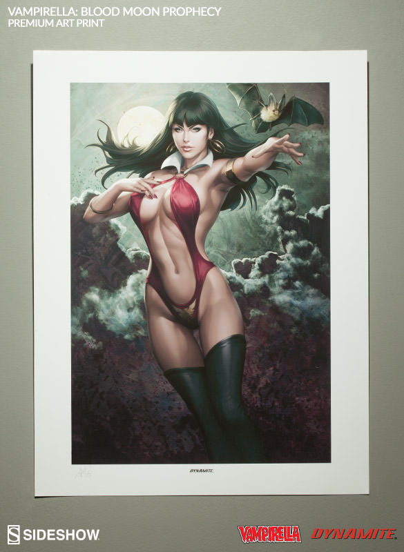 VAMPIRELLA' BLOOD MOON PROPHECY'  Premium Art Print Vampirella-blood-moon-prophecy-art-print-500300-press-08