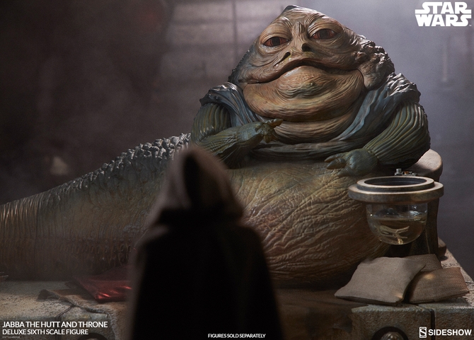 STAR WARS: JABBA THE HUTT & THRONE DELUXE Sixth scale figure Star-wars-jabba-the-hutt-and-throne-deluxe-sixth-scale-figure-sideshow-100410-32