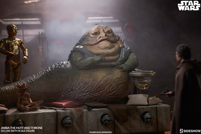 STAR WARS: JABBA THE HUTT & THRONE DELUXE Sixth scale figure Star-wars-jabba-the-hutt-and-throne-deluxe-sixth-scale-figure-sideshow-100410-33