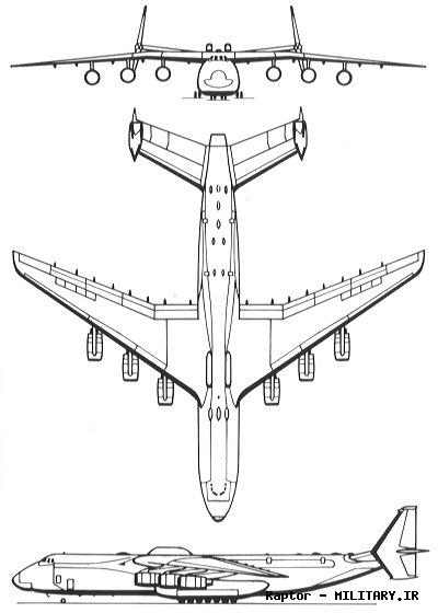 آشنایی با بزرگترین هواپیمای دنیا، آنتونف-225  An225_schem_01