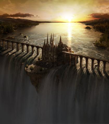 Fenix Fire Rp Chars - Page 4 Waterfall_Castle_matte_art_by_fstarno