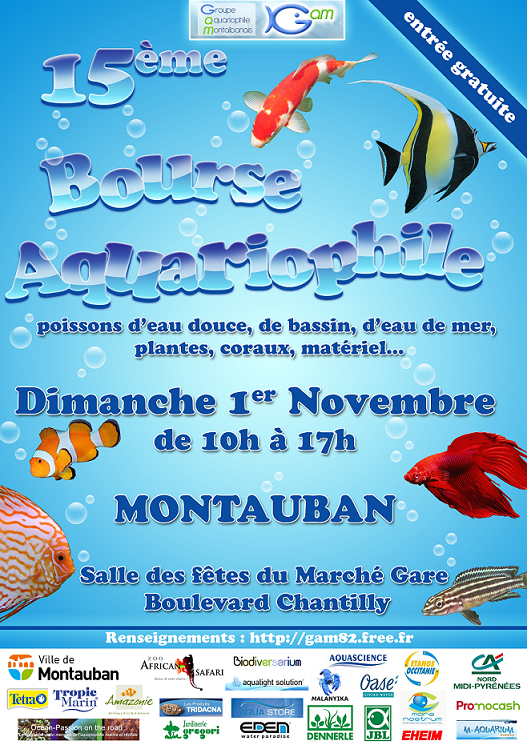 La Bourse de Montauban aura lieu le DIMANCHE 1er NOVEMBRE 2015 Bourse_aquario_colo_2015b