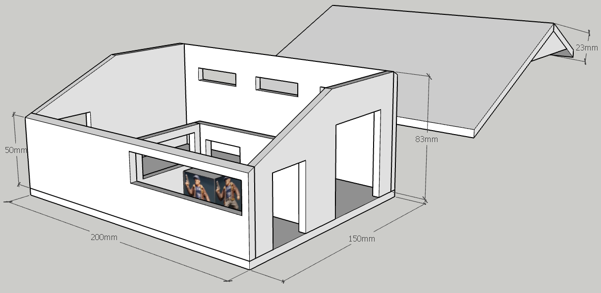 Work in progress... SketchUp_ferme