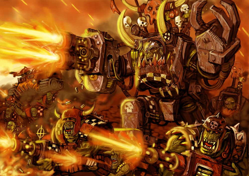 [W40K] Collection d'images : les Xenos - Page 6 Orks_attack3