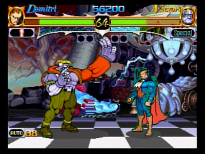 Top games de Sega Saturn Darkstalkers-demitri-victor