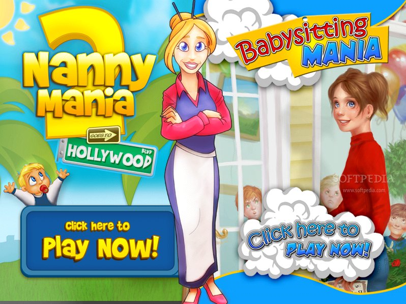 اللعبة الرائعة Nanny Mania 2 Goes to Hollywood بحجم 77 ميجا  Babysitting-Mania-and-Nanny-Mania-2-Combo-Pack_1
