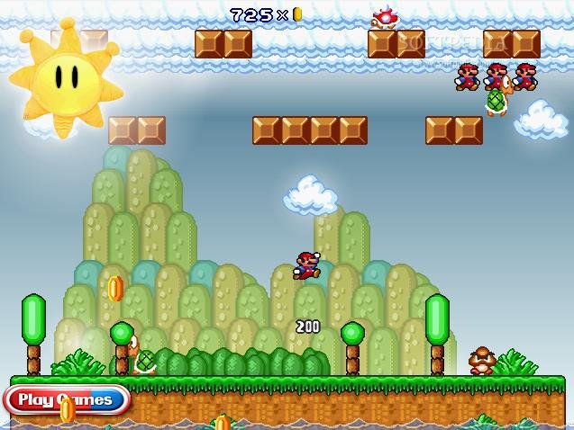  لعبة ماريو الجديدة وتجميع اكبر عدد ممكن من العملات الذهبية Mario Play Mario-Play_1