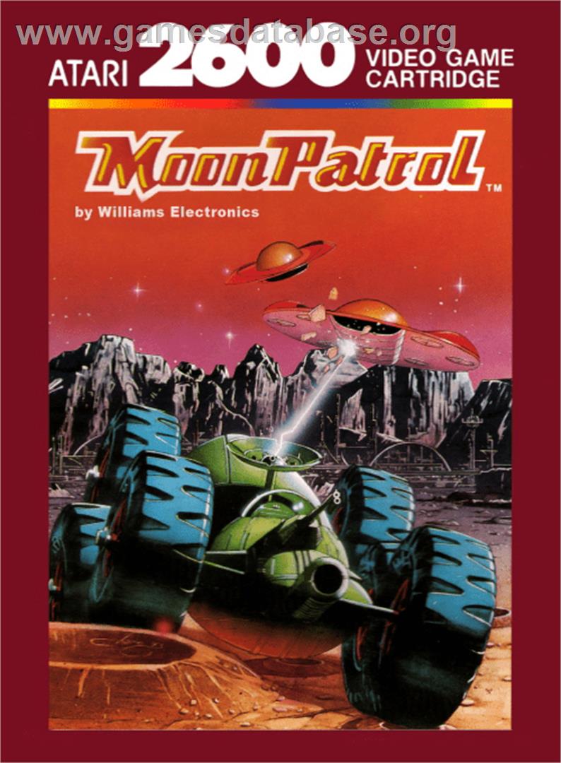 ATARI 2600 : Les boites/artworks allucinants   - Page 2 Moon_Patrol_-_1983_-_Atari