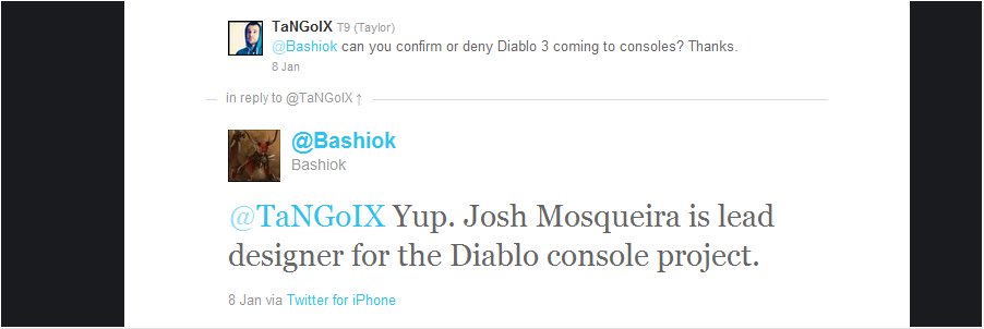 [Multi] Diablo III confirmado nos consoles Twitter