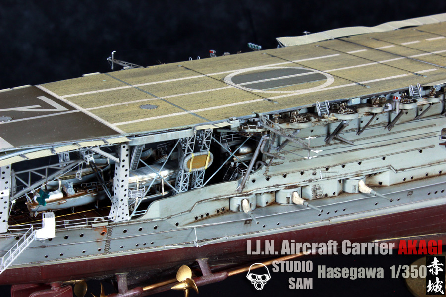 I.J.N aircraft Carrier AKAGI 赤城 Hasegawa 1/350 59