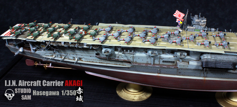 I.J.N aircraft Carrier AKAGI 赤城 Hasegawa 1/350 78