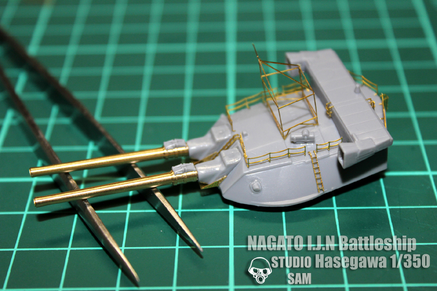 Hasegawa 1/350 長門 Nagato Deuxième montage 5