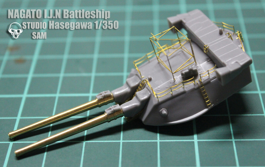 Hasegawa 1/350 長門 Nagato Deuxième montage 6