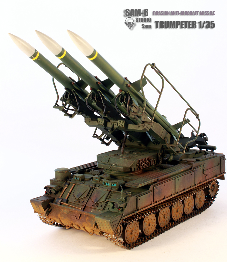 TRUMPETER 1/35 SAM-6 RUSSIAN ANTIAIRCRAFT MISSILE SAM1