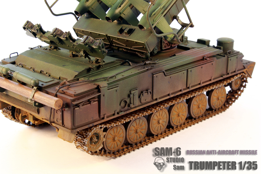 TRUMPETER 1/35 SAM-6 RUSSIAN ANTIAIRCRAFT MISSILE SAM4