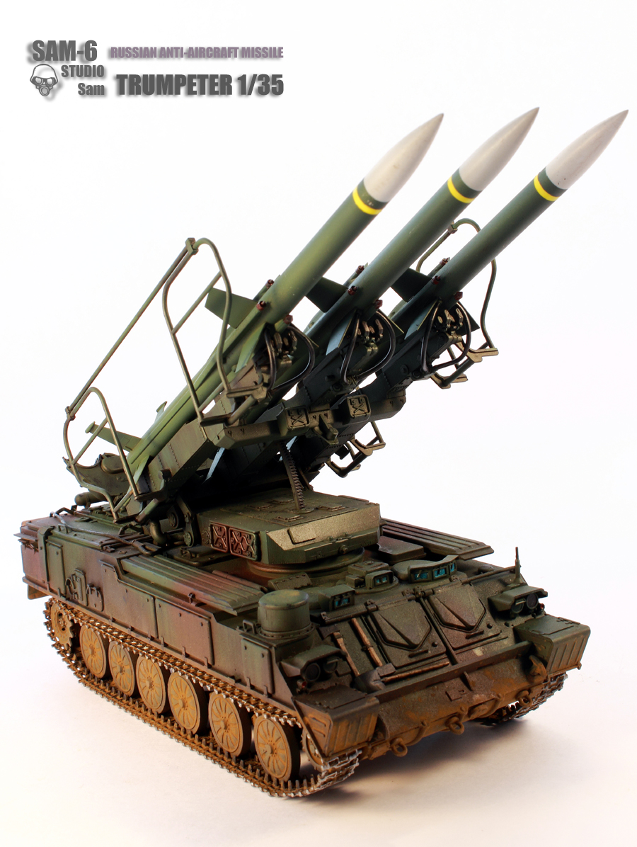 TRUMPETER 1/35 SAM-6 RUSSIAN ANTIAIRCRAFT MISSILE SAM6