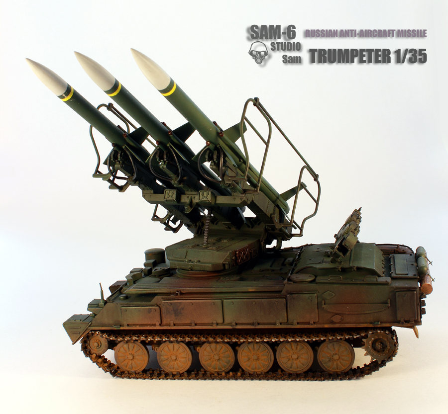 TRUMPETER 1/35 SAM-6 RUSSIAN ANTIAIRCRAFT MISSILE SAM7