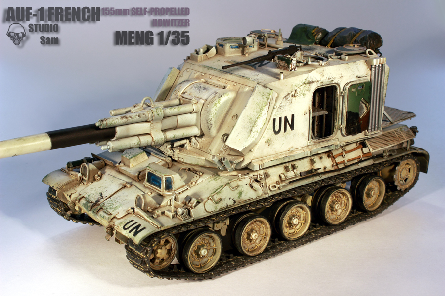 MENG 1/35. AUF1 FRENCH 155mm Self Propelled Howitzer Auf13