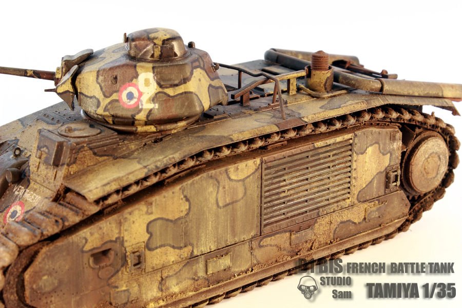 TAMIYA 1/35 B1 Bis French Battle Tank B1bis2