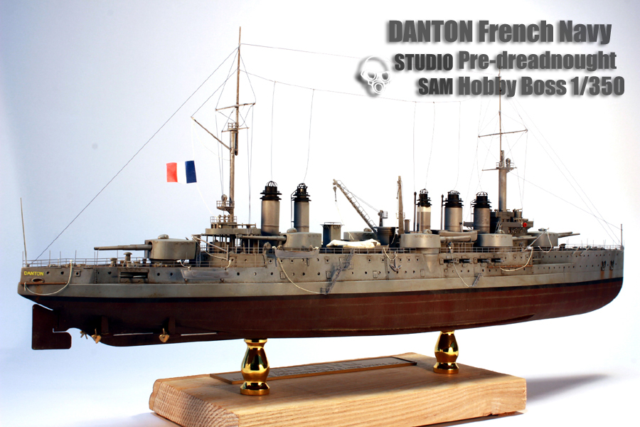 Pré-Dreadnought Danton 1/350 Hobby Boss. 4