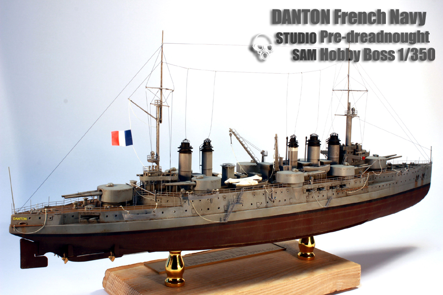 Pré-Dreadnought Danton 1/350 Hobby Boss. 5