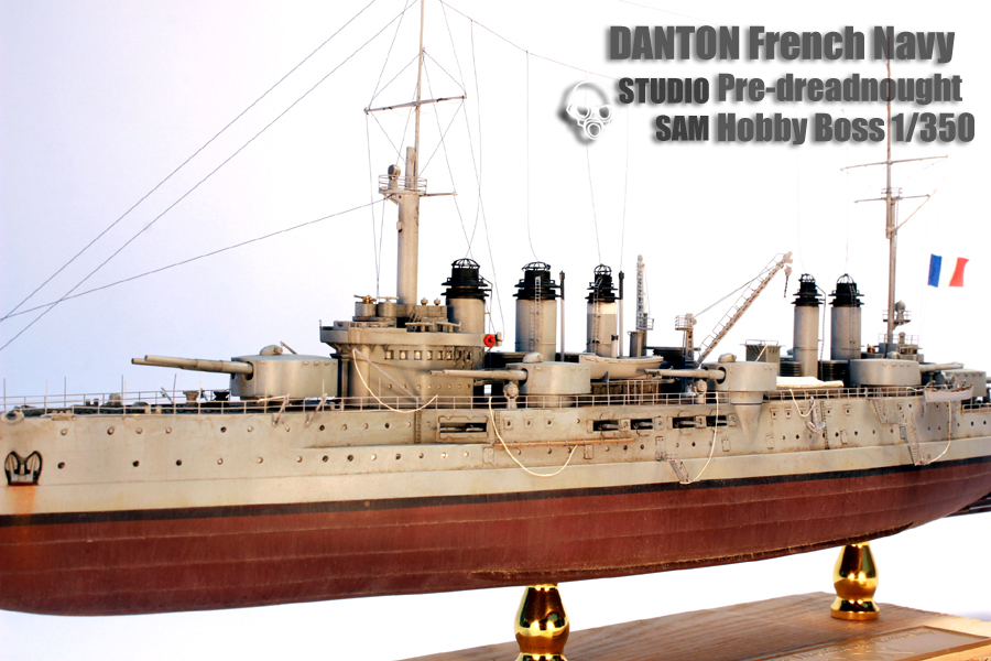 Pré-Dreadnought Danton 1/350 Hobby Boss. 6