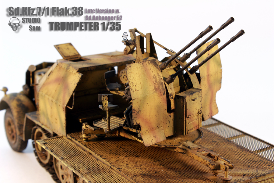 TRUMPETER 1/35 SD.KFZ.7/1 FLAK. 38 LATE VERSION  Flak5