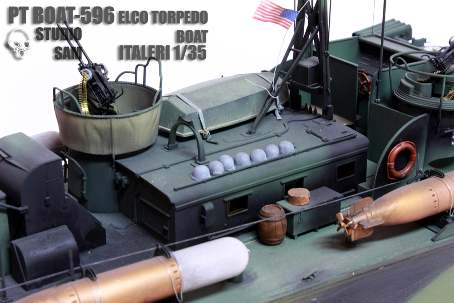 ITALERI 1/35 U.S. NAVY ELCO PT-BOAT 596 Pt12