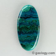 Cabochon Gemstones Chrysocolla-malachite