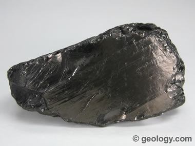 Sedimentary Rocks  Picture Gallery of the Most Common Rock Types  Coal-anthracite