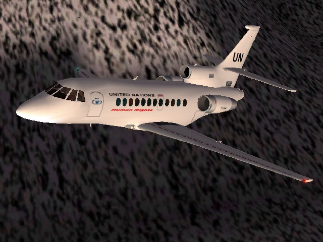 NATIONS UNIES VIRTUELLES : "microscenes" AFRIQUE et MONDE - Page 2 Un_dassault_falcon900b