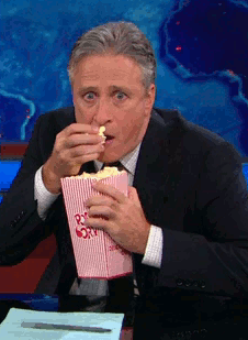 schmidt - Dave Schmidt (Meta 1 Coin) Attempts To Stay Out Of Jail! Jon-Stewart-Eating-Popcorn