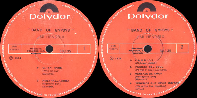 Discographie : Rééditions & Compilations - Page 5 BandOfGypsys-Polydor30135VenezuelaLabel