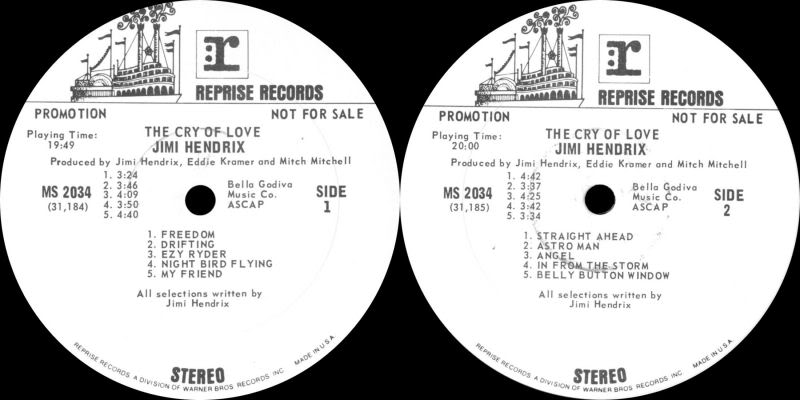 The Cry Of Love (1971) TheCryOfLoveLabelPromotionalCopy