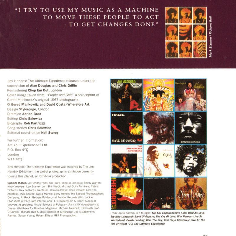 Discographie : Compact Disc   - Page 5 Polydor517235-2TheUltimateExperienceLivret22_zps62dabde1