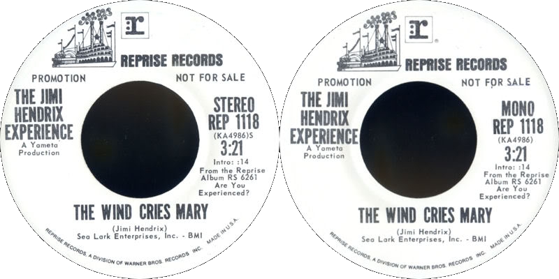 Discographie : 45 Tours : SP,  EP,  Maxi 45 tours 1972%20Reprise%20REP1118TheWindCriesMary