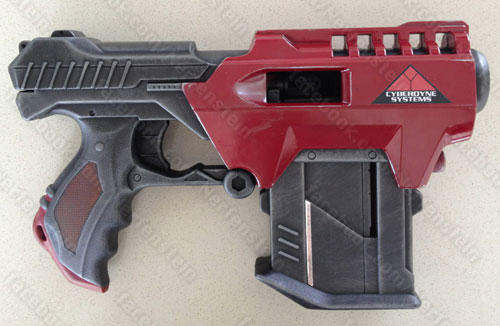 GirlyGamer / Nerfenstein cosmetic blaster mods Cyberdyne-systems-blaster-pistol-guass-mod-nerf-01